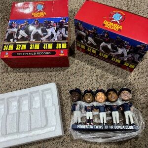 Minnesota Twins Baseball BobbleHeads Bomba Club